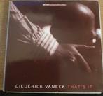 Diederick Vaneck – thats it CD not on label – none, Verzenden, 1980 tot 2000, Zo goed als nieuw