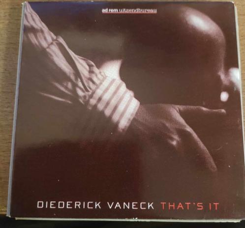 Diederick Vaneck – thats it CD not on label – none, Cd's en Dvd's, Cd's | Pop, Zo goed als nieuw, 1980 tot 2000, Verzenden