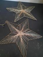 2 kerststerren. Goudkleurig., Diversen, Kerst, Ophalen
