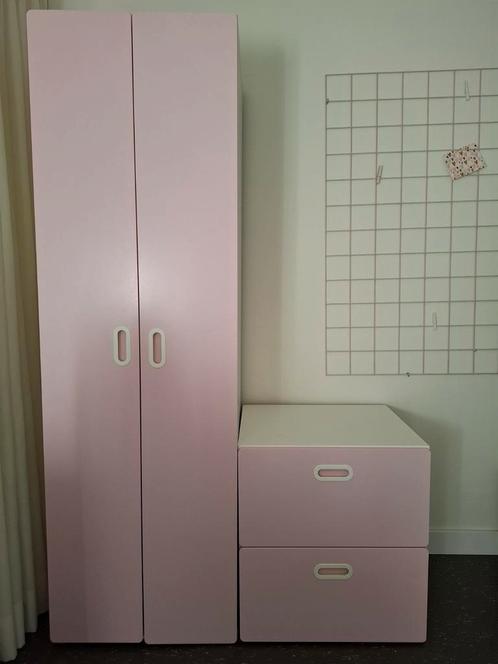 Ikea stuva kast + ladeblok roze, Huis en Inrichting, Kasten | Kledingkasten, Zo goed als nieuw, 150 tot 200 cm, 50 tot 100 cm