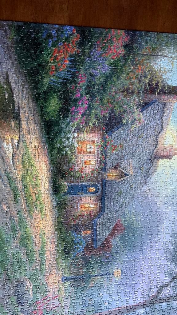 Thomas Kinkade puzzel 1000 stukjes, Ophalen, 500 t/m 1500 stukjes, Zo goed als nieuw, Legpuzzel