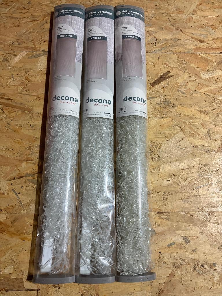 3 Kunststof vliegengordijnen, Ophalen, Nieuw, 50 tot 100 cm, 200 cm of meer