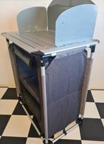 Campingkeuken met 2 vakken Opvouwbare campingkast reiskeuken, Ophalen, Zo goed als nieuw, Campingkast