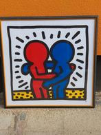 Keith Haring zeefdruk - Best Buddies, Antiek en Kunst, Ophalen