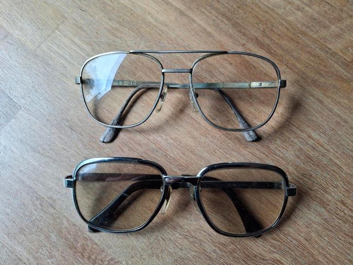Vintage bril montuur, Sieraden, Tassen en Uiterlijk, Zonnebrillen en Brillen | Heren, Gebruikt, Bril, Overige merken, Ophalen of Verzenden