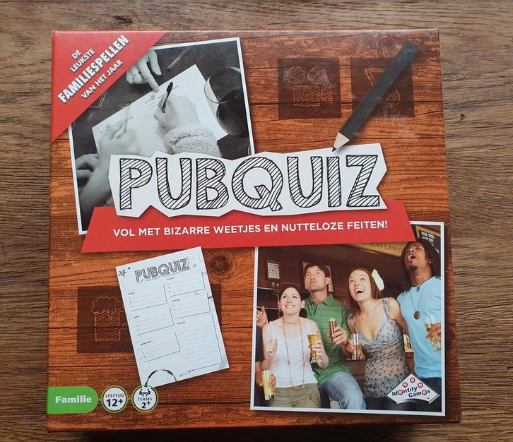 Pubquiz nieuw!, Hobby en Vrije tijd, Gezelschapsspellen | Kaartspellen, Nieuw, Vijf spelers of meer, Ophalen of Verzenden