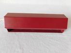 Vintage bedlampje in bordeaux rood, 5-kantig bovenop, afm. 2, Ophalen of Verzenden, Huis en Inrichting