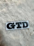 Volkswagen GTD logo - matt zwart, Ophalen of Verzenden