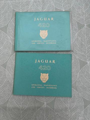 Jaguar 420 Handboeken + Poster beschikbaar voor biedingen