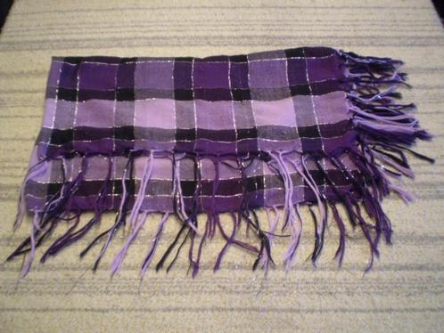 MOOIE, NIEUWE SJAAL/HOOFDDOEK (paars-lila-zwart), Kleding | Dames, Mutsen, Sjaals en Handschoenen, Nieuw, Sjaal, Ophalen of Verzenden