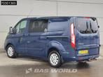 Ford Transit Custom 130PK Dubbel Cabine Automaat Limited 2x, Stof, Euro 6, 4 cilinders, Blauw