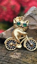 Prachtige 14k goud hanger uniek, Ophalen of Verzenden, Nieuw, Goud, Goud