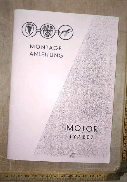 werkplaats handboek DKW 802 motor copy, Fietsen en Brommers, Handleidingen en Instructieboekjes, Zo goed als nieuw, Ophalen of Verzenden