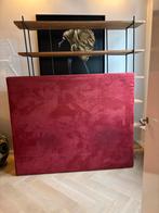 Suede Hoofdbord - Tweepersoonsbed - 170x137cm, Huis en Inrichting, Slaapkamer | Bedden, Ophalen, Gebruikt, Tweepersoons, Overige maten