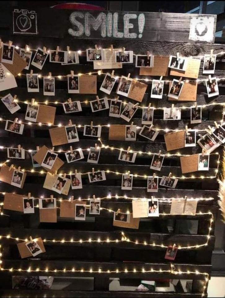 Stelling met lichtjes bruiloft, Hobby en Vrije tijd, Feestartikelen, Zo goed als nieuw, Versiering, Geboorte of Huwelijk, Ophalen