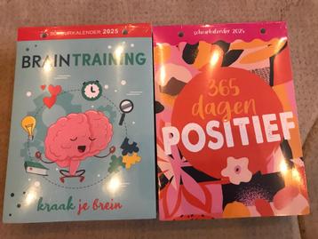 Scheurkalender 2025 365 dagen positief en braintraining beschikbaar voor biedingen