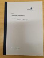 Matlab en matrices., Gelezen, UTwente, Ophalen of Verzenden, WO