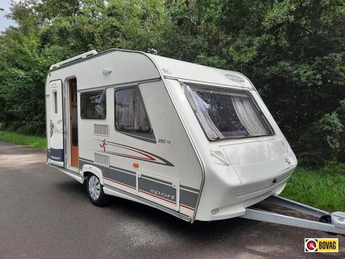 Beyerland Sprinter Sport 390 TK Lichtgewicht Stapelbed VT, Caravans en Kamperen, Caravans, tot en met 4, 750 - 1000 kg, Rondzit