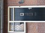 Voordeur met glas in lood ramen., Doe-het-zelf en Verbouw, Kozijnen en Schuifpuien, Gebruikt, Deurkozijn, Hout, Ophalen