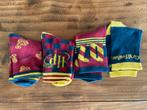 Harry Potter Sokken Lot - 4 Paar, Sokken en Kniesokken, Overige kleuren, Maat 35 t/m 38, Ophalen of Verzenden