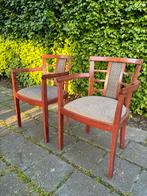 2 oude stoelen., Huis en Inrichting, Grijs, Twee, Gebruikt, Ophalen of Verzenden