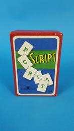 Script, vintage kaartspel, Jumbo Spellen, 1968. 7C10, Tweedehands verkoop, Tweedehands verkoop, Gebruikt, Ophalen of Verzenden