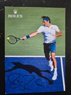 Fan kaart Roger Federer met handtekening, Verzenden, Zo goed als nieuw, Buitenlandse clubs, Spelerskaart