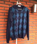 Cashmere Muranowol Herentrui XL - Made in Italy, Ophalen of Verzenden, Zo goed als nieuw, Maat 56/58 (XL), Blauw