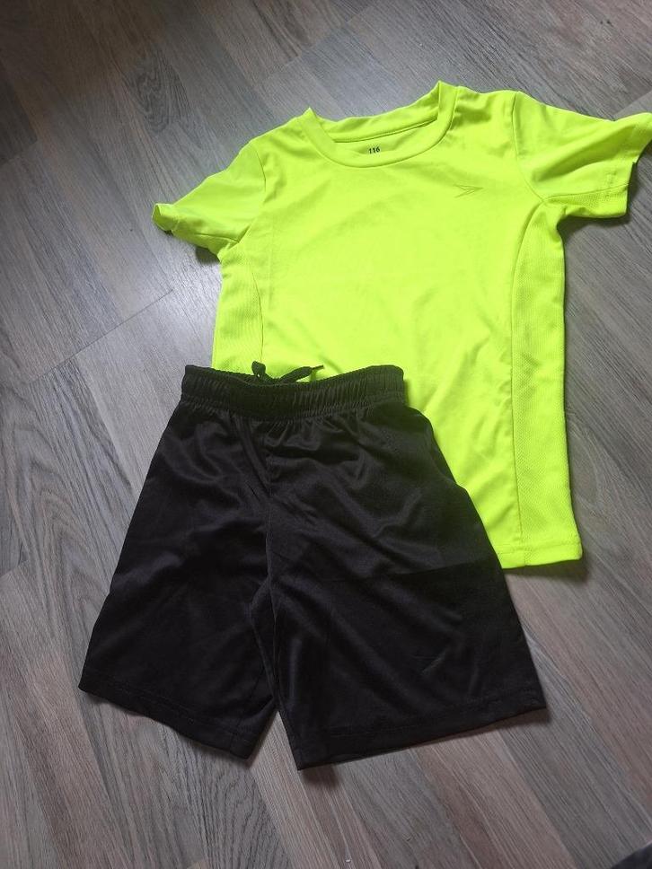 Gym/sportsetje dutchy maat 116, Kinderen en Baby's, Kinderkleding | Maat 116, Zo goed als nieuw, Jongen of Meisje, Broek, Ophalen of Verzenden