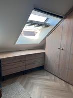 Ivar ladekast en houten kledingkast met werkblad, Huis en Inrichting, Ophalen, 100 tot 150 cm, 200 cm of meer, Zo goed als nieuw