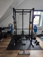 Adidas Power Rack Set (incl. barbell, schijven & bench), Sport en Fitness, Fitnessapparatuur, Ophalen, Benen, Krachtstation, Zo goed als nieuw