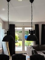 2x industriële hanglamp, Ophalen, Gebruikt, Metaal, 75 cm of meer