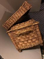 zeer oude rieten koffer met deksel ook riet ( mand), Antiek en Kunst, Curiosa en Brocante, Ophalen