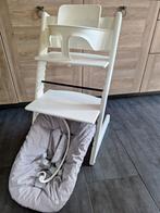 Stokke trip trap tripp trapp kinderstoel wit., Kinderen en Baby's, Kinderstoelen, Ophalen, Zo goed als nieuw, Meegroeistoel