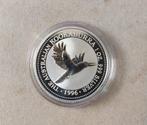 1 oz Zilver Kookaburra munt 1996 uit Australië, Ophalen of Verzenden, Zilver