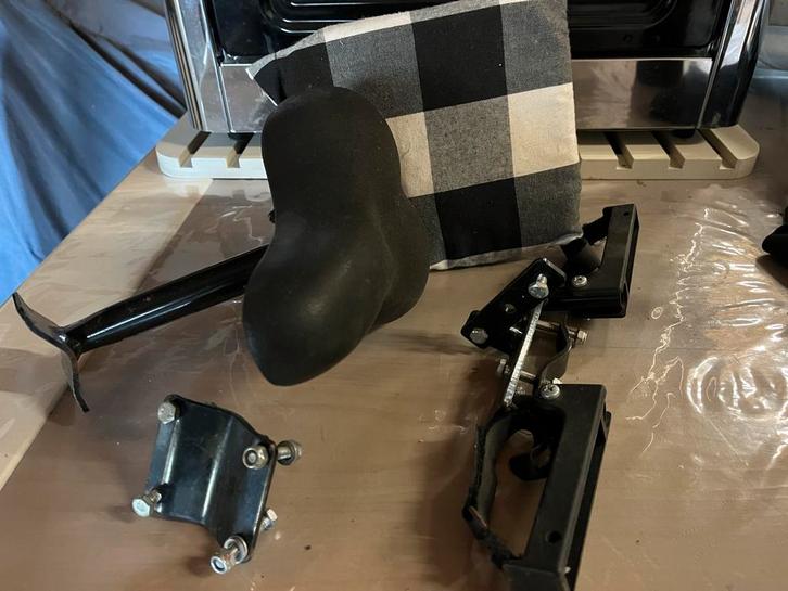 Zadel op stang, Fietsen en Brommers, Fietsonderdelen, Gebruikt, Algemeen, Zadel, Ophalen of Verzenden