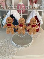 Met de hand gehaakte gingerbread kerst decoratie, Ophalen of Verzenden, Nieuw