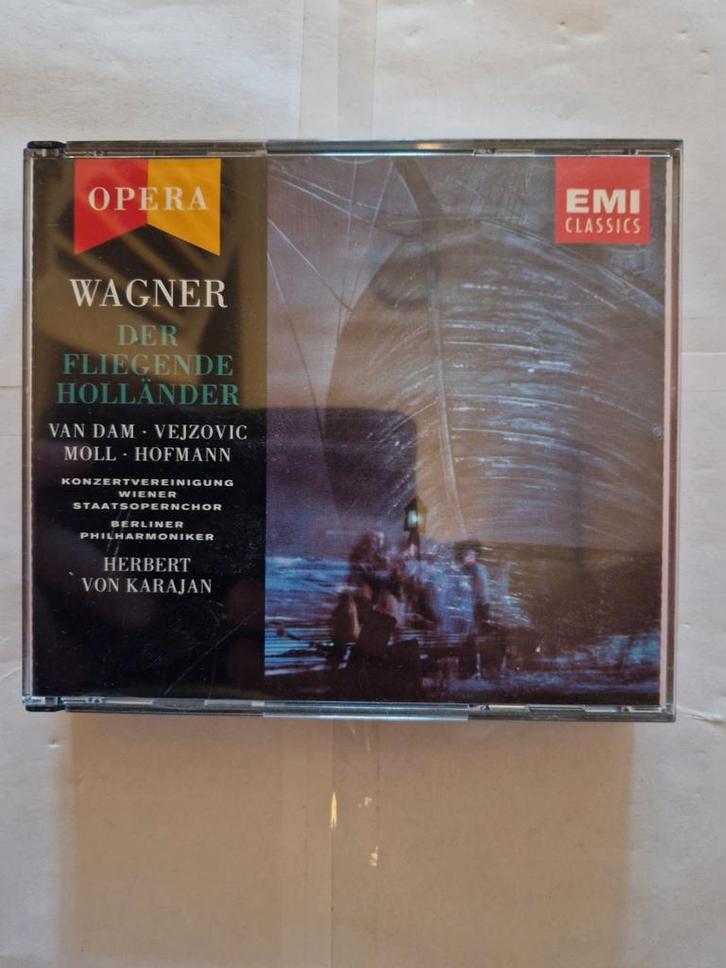 Wagner - Der Fliegende Holländer - Karajan - Cassette, Cd's en Dvd's, Cd's | Klassiek, Zo goed als nieuw, Romantiek, Ophalen of Verzenden
