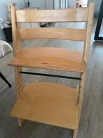 Stokke Tripp Trapp kinderstoel Naturel met Newborn Set, Ophalen, Gebruikt, Meegroeistoel