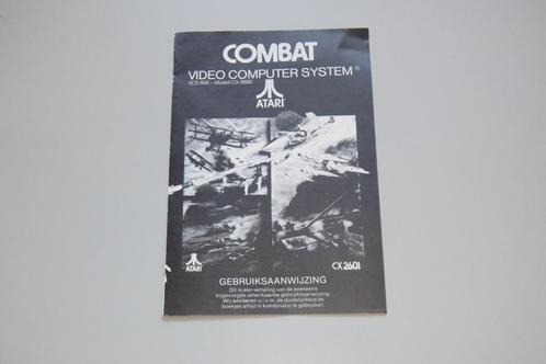 Atari 2600 : Combat (alleen Nederlands Handleiding), Spelcomputers en Games, Games | Atari, Zo goed als nieuw, Atari 2600, Ophalen of Verzenden