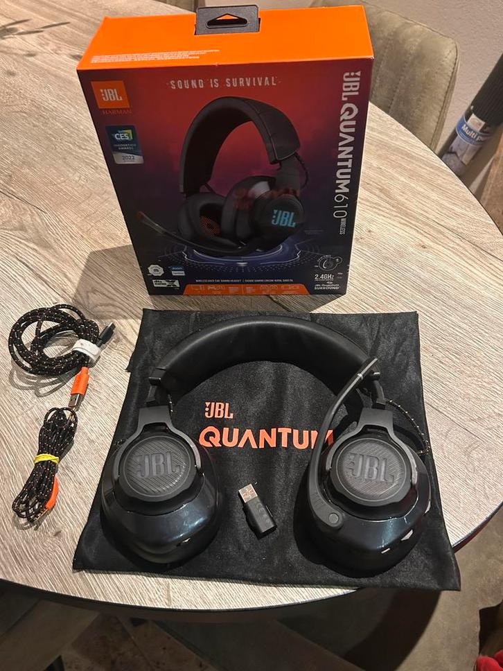 JBL QUANTUM 610 wireless gaming headset, Computers en Software, Headsets, Zo goed als nieuw, Over-ear, Gaming headset, Ophalen of Verzenden