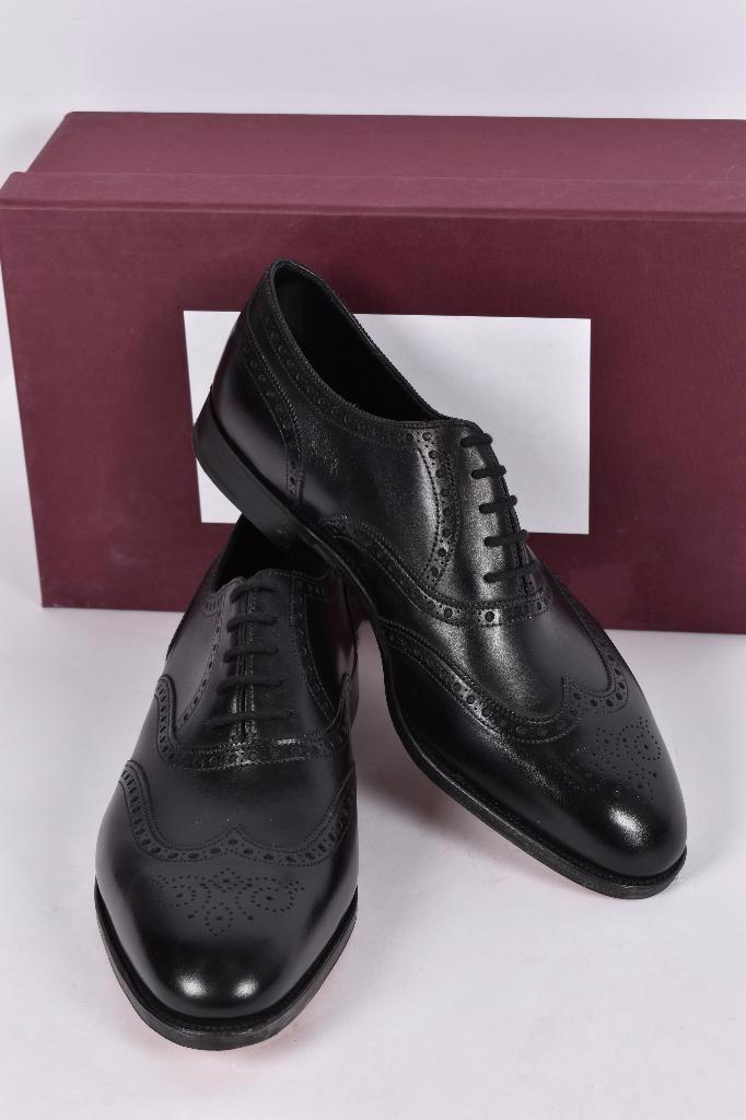 SALE! Nieuw John Lobb stowey oxford brogue schoenen 9.5 43.5, Kleding | Heren, Schoenen, Nieuw, Veterschoenen, Zwart, Ophalen of Verzenden