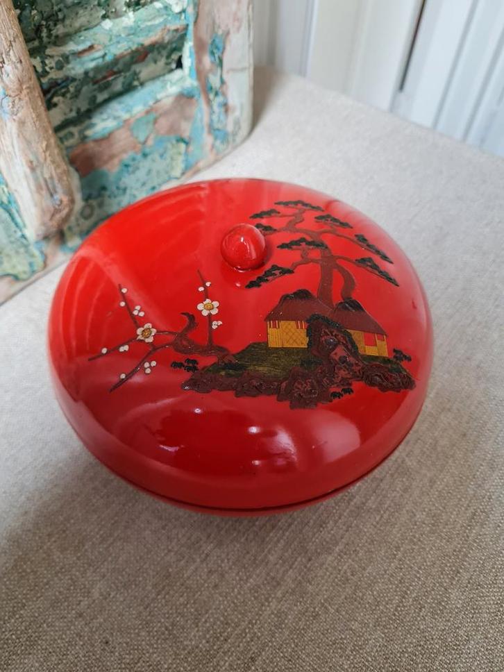 Lakdoos Koninklijke Nederlandse Stoomboot Maatschappij, Antiek en Kunst, Antiek | Woonaccessoires, Ophalen of Verzenden