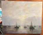 Zonsondergang in Scheveningen, Hendrik Willem Mesdag, Antiek en Kunst, Kunst | Schilderijen | Klassiek, Ophalen