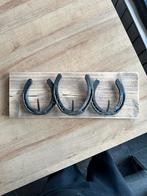 Handgemaakte Kapstok van Paarden Hoefijzers, Wandkapstok, Nieuw, Ophalen of Verzenden, Minder dan 100 cm