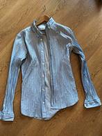 Heren bloes hemd gestreept Samsøe L 100% katoen, Ophalen of Verzenden, Zo goed als nieuw