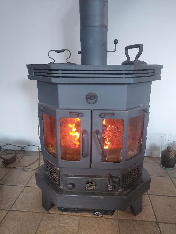 Houtkachel Barbas, Huis en Inrichting, Kachels, Gebruikt, Vrijstaand, Houtkachel, Hout, Ophalen