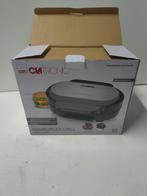 Clatronic Hamburger Grill HBM 3696 - Nieuw in doos, Ophalen of Verzenden, Uitneembare platen, Nieuw