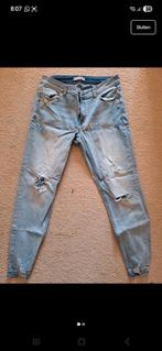 Denim ripped jeans, Kleding | Dames, Spijkerbroeken en Jeans, Blauw, New Yorker, Ophalen of Verzenden, Zo goed als nieuw