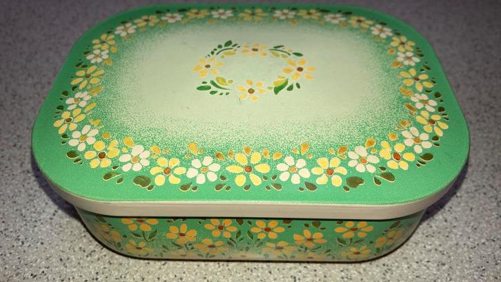 Vintage 1970 Bona Botervloot Metaal, Antiek en Kunst, Curiosa en Brocante, Verzenden